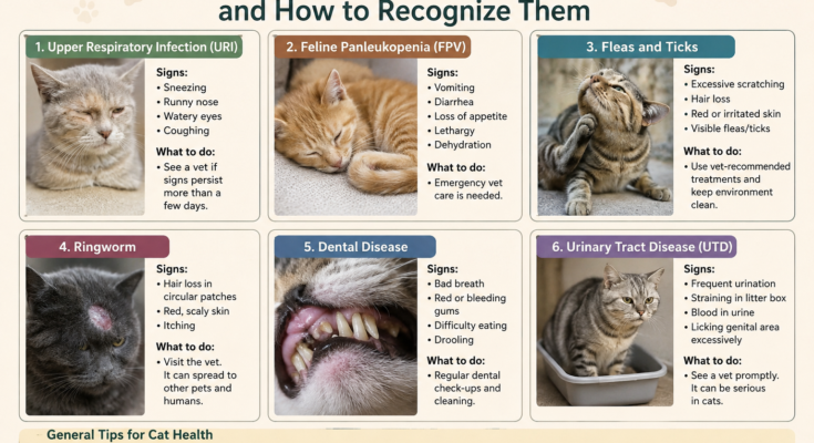 Common Diseases in Cats and How to Recognize Them