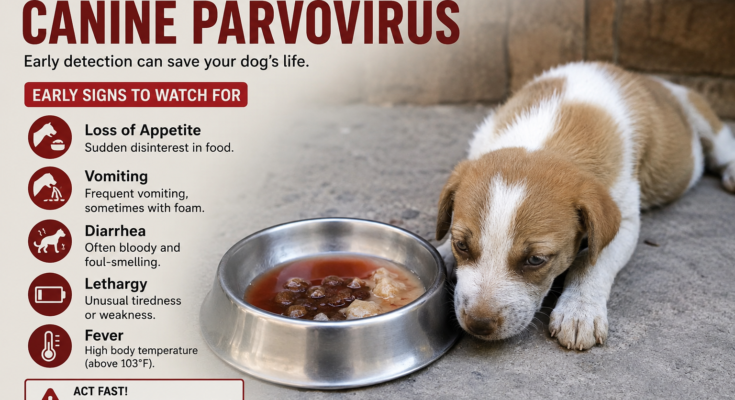 How to Recognize the Early Signs of Canine Parvovirus