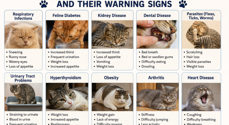 Common Diseases in Cats and Their Warning Signs